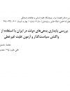 بررسی پایداری بدهیهای دولت در ایران با استفاده از تابع واکنش سیاستگذار و آزمون علیت غیرخطی
